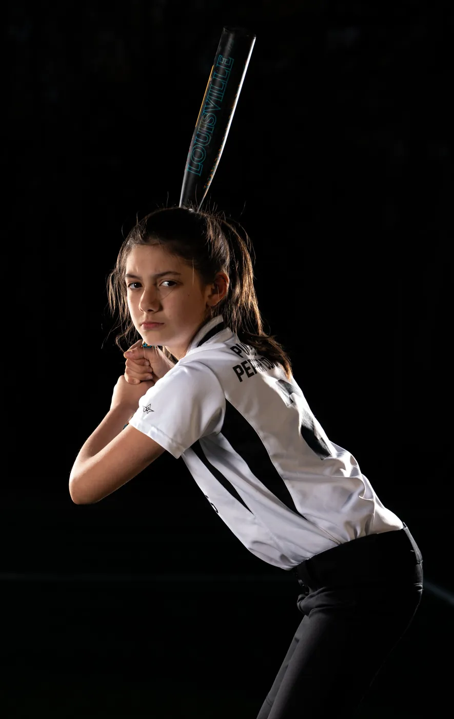 Youth athlete sports portrait by Off The Rails Sports