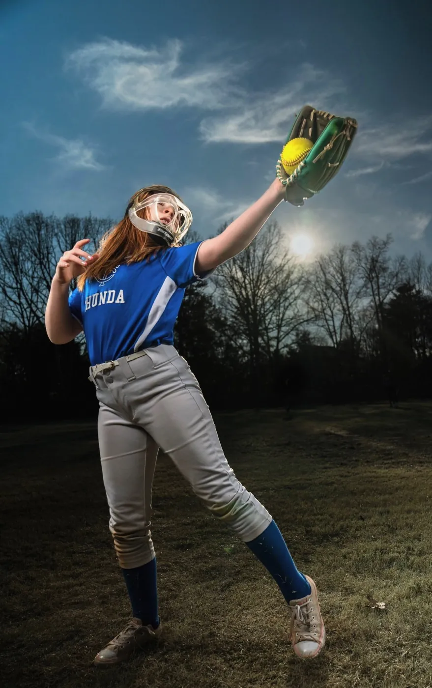 Youth athlete sports portrait by Off The Rails Sports