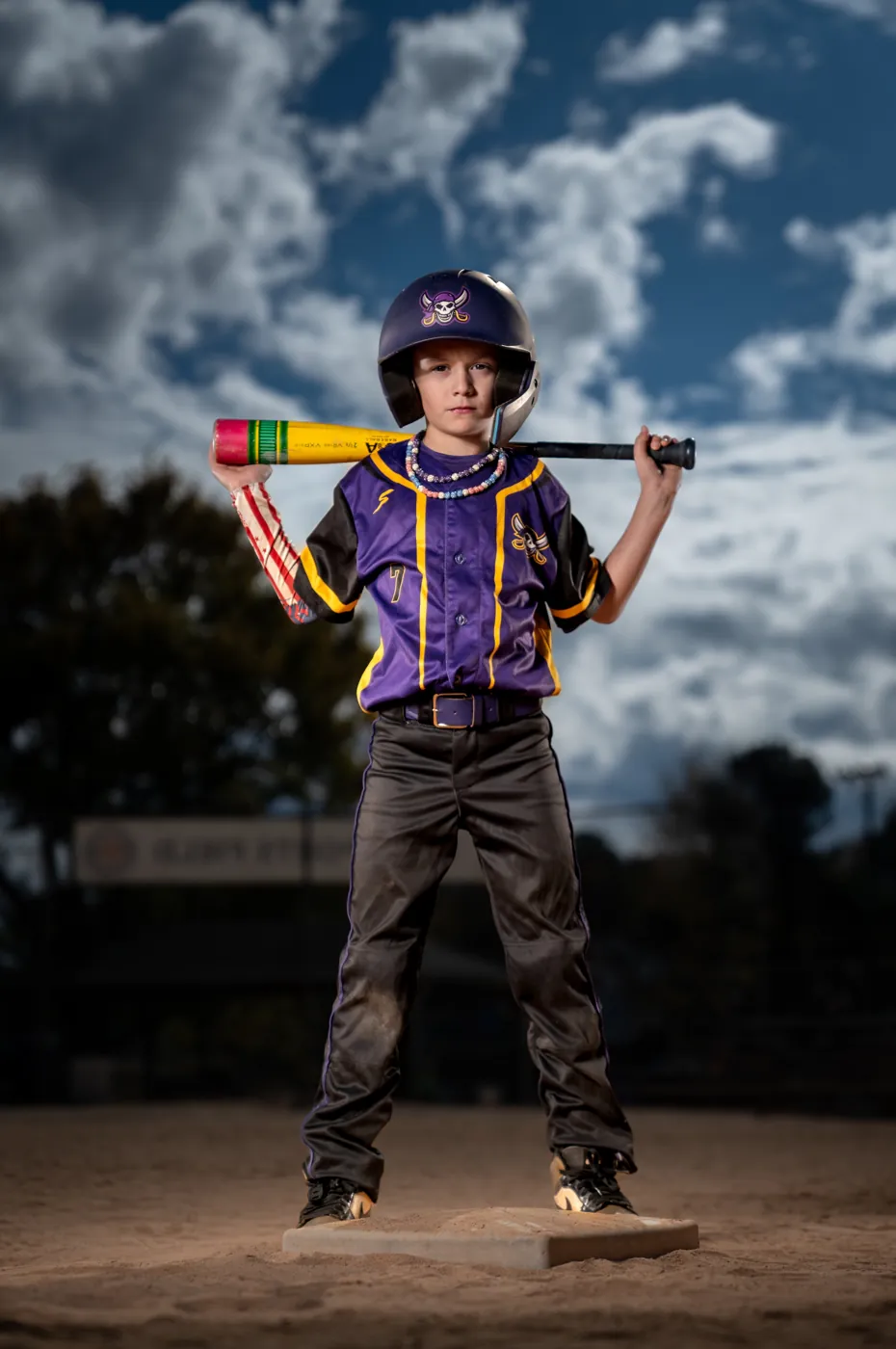 Youth athlete sports portrait by Off The Rails Sports