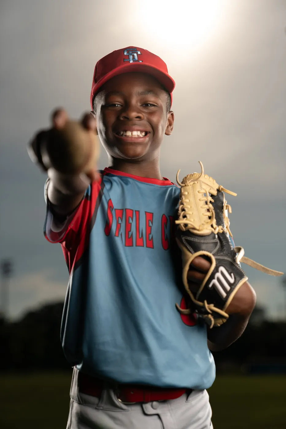 Youth athlete sports portrait by Off The Rails Sports
