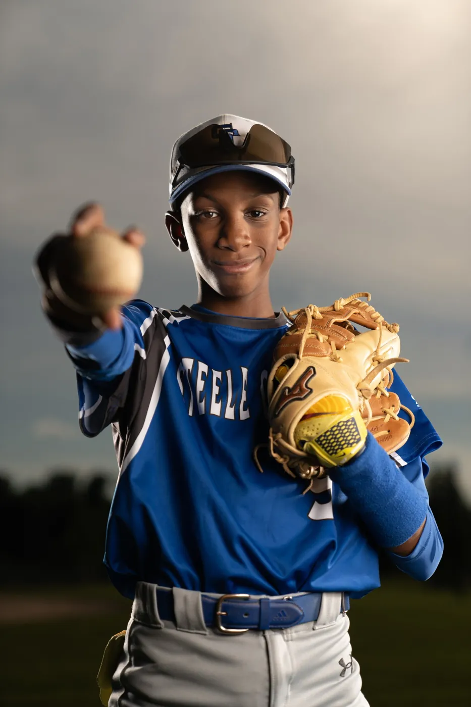 Youth athlete sports portrait by Off The Rails Sports